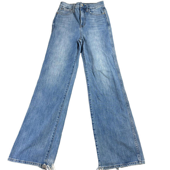 Madewell Denim - Madewell Jeans Womens Size 26 Blue Hi Rise Flare Vintage Y2K Denim Retro Bootcut